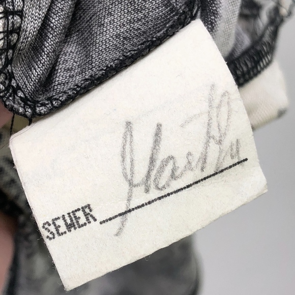 Hale Bob Black White Graphic Sample Dress - Picture 7 of 8